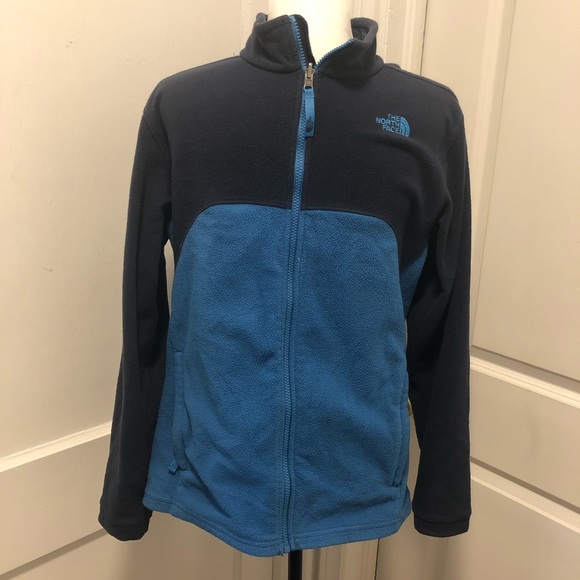 The North Face youth full zip fleece full zip sweater size xl 18/20 - Picture 1 of 5